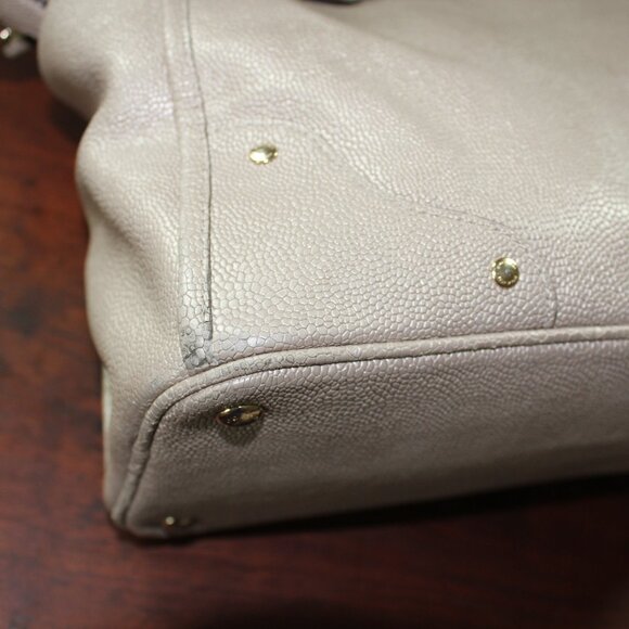 Coach Mickie Convertible Satchel Gold with Gold accents - Picture 6 of 12